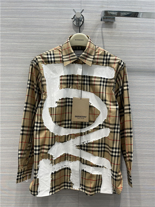 Burberry shirt graffiti deals